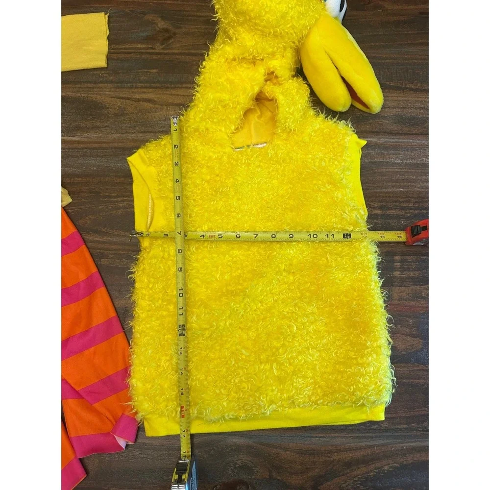 Vintage Sesame‎ Street Workshop Big Bird Costume Plush Hooded Pants Size 1-2